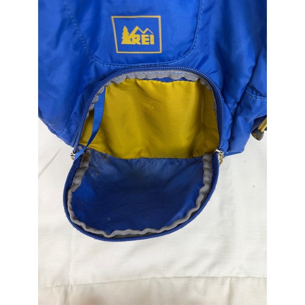 REI Co-op Blue Nylon Daypack Backpack Unisex One Size Blue | Gorpcore Hiking - Picture 6 of 12